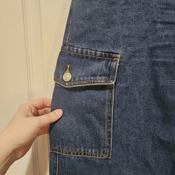 Anthropologie Etienne Marcel Denim Maxi Skirt M - Picture 5 of 6